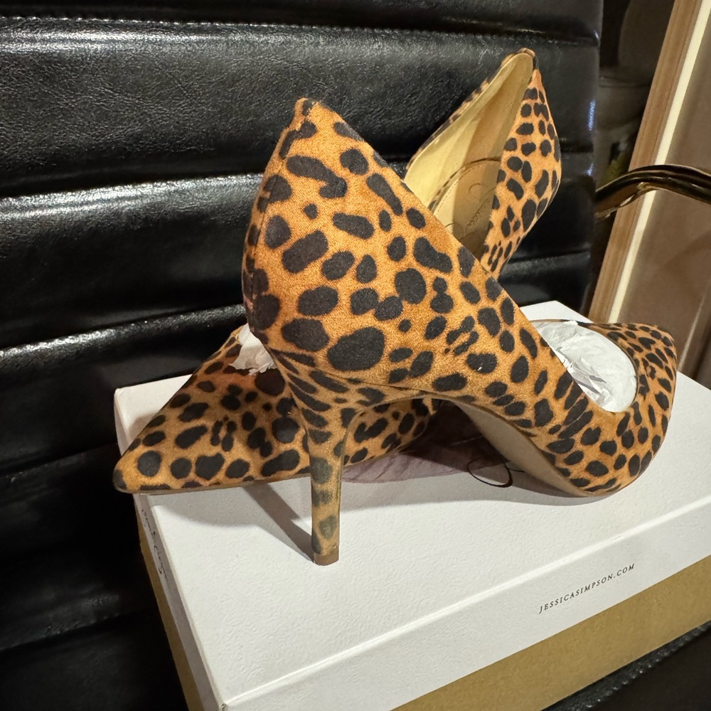 Jessica Simpson Animal Print Heels